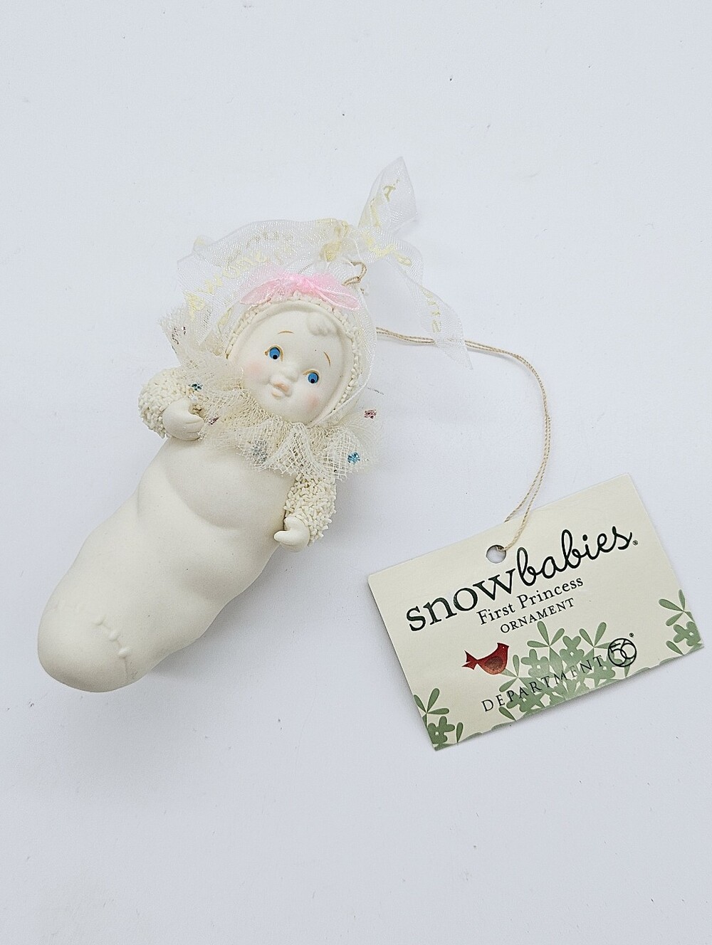 DEPARTMENT 56 | Snowbabies "First Princess Ornament" Christmas holiday ornament